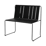 Miller outdoor loveseat bench – Black
