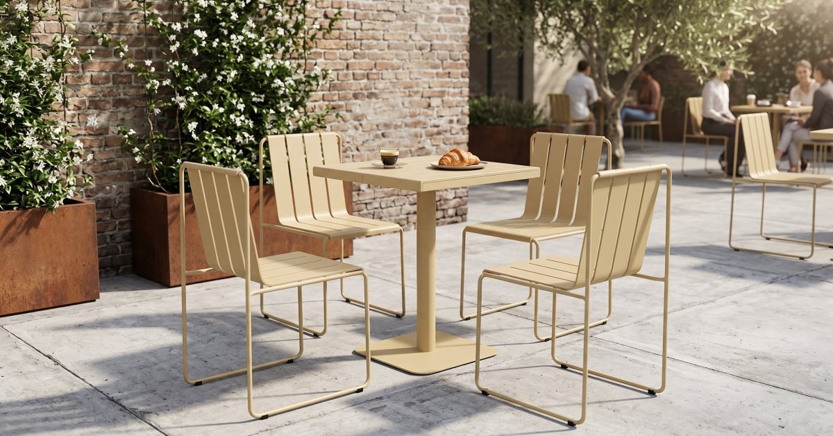 Miller Outdoor Cafe Table 60 - Green Loop Global
