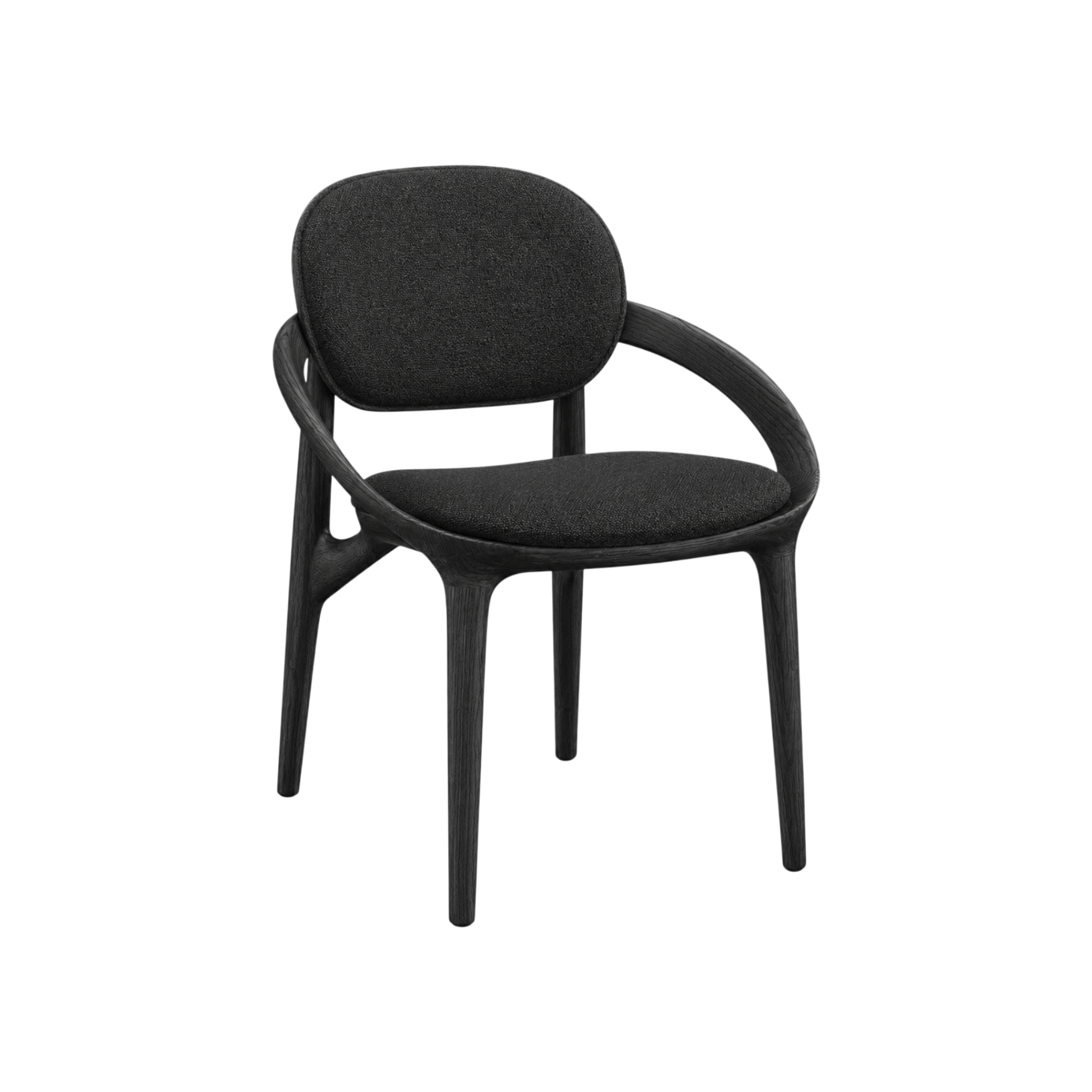 Nora Dining Chair – Black Oak