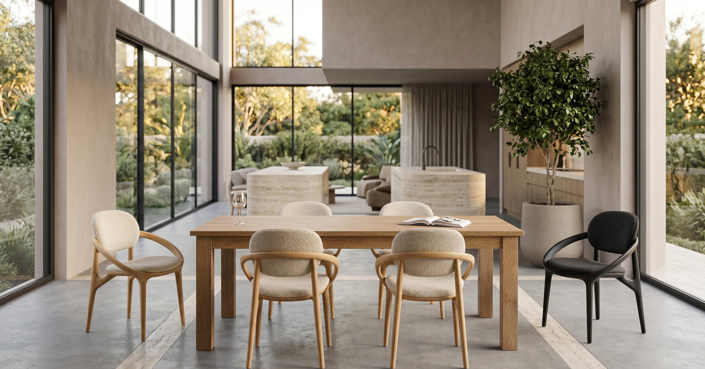 Nora Dining Chair in-situ scene - Green Loop Global
