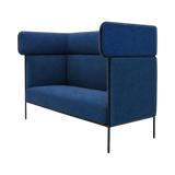 Oliver Highback 2-Seater Sofa – Blue