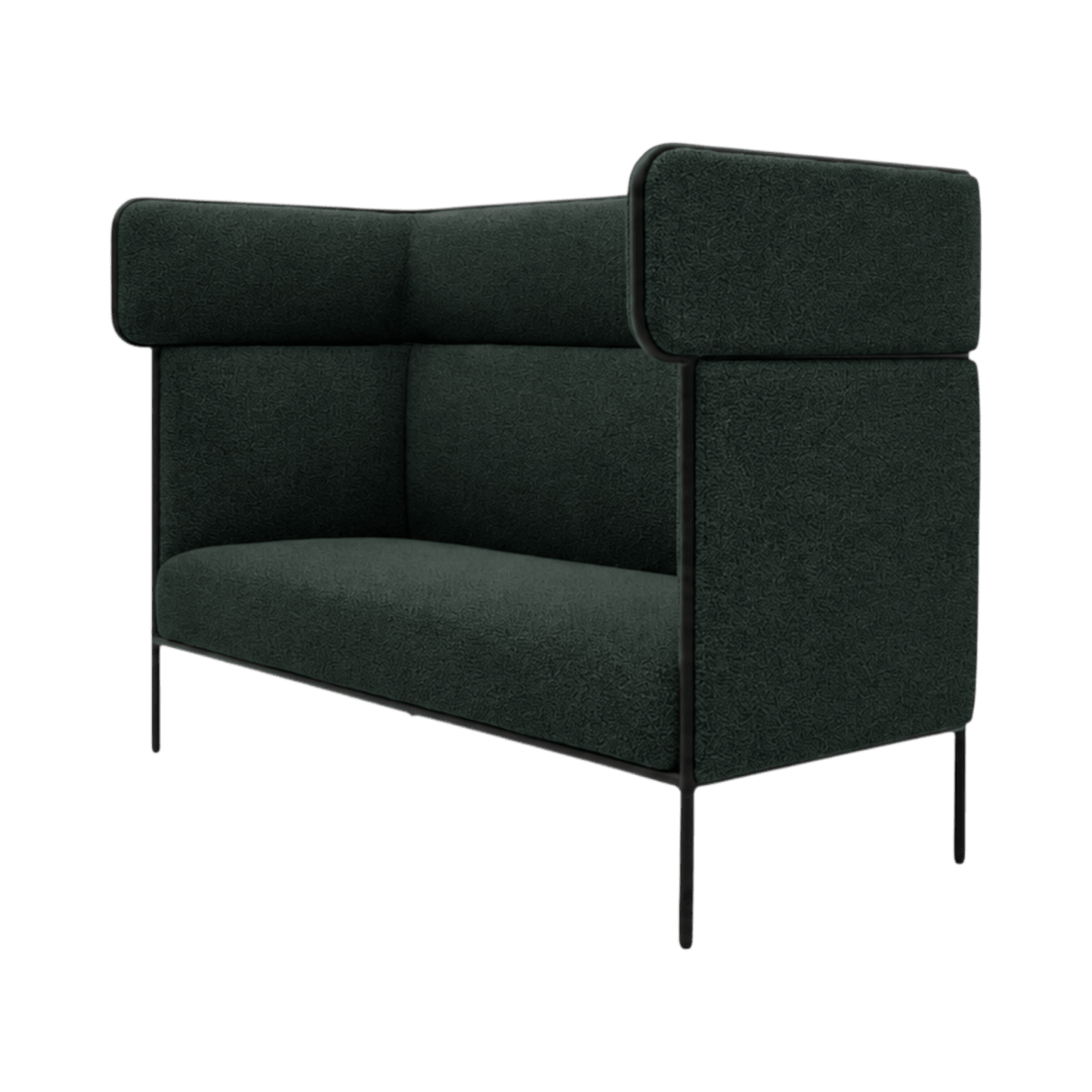 Oliver Highback 2-Seater Sofa - Green Loop Global