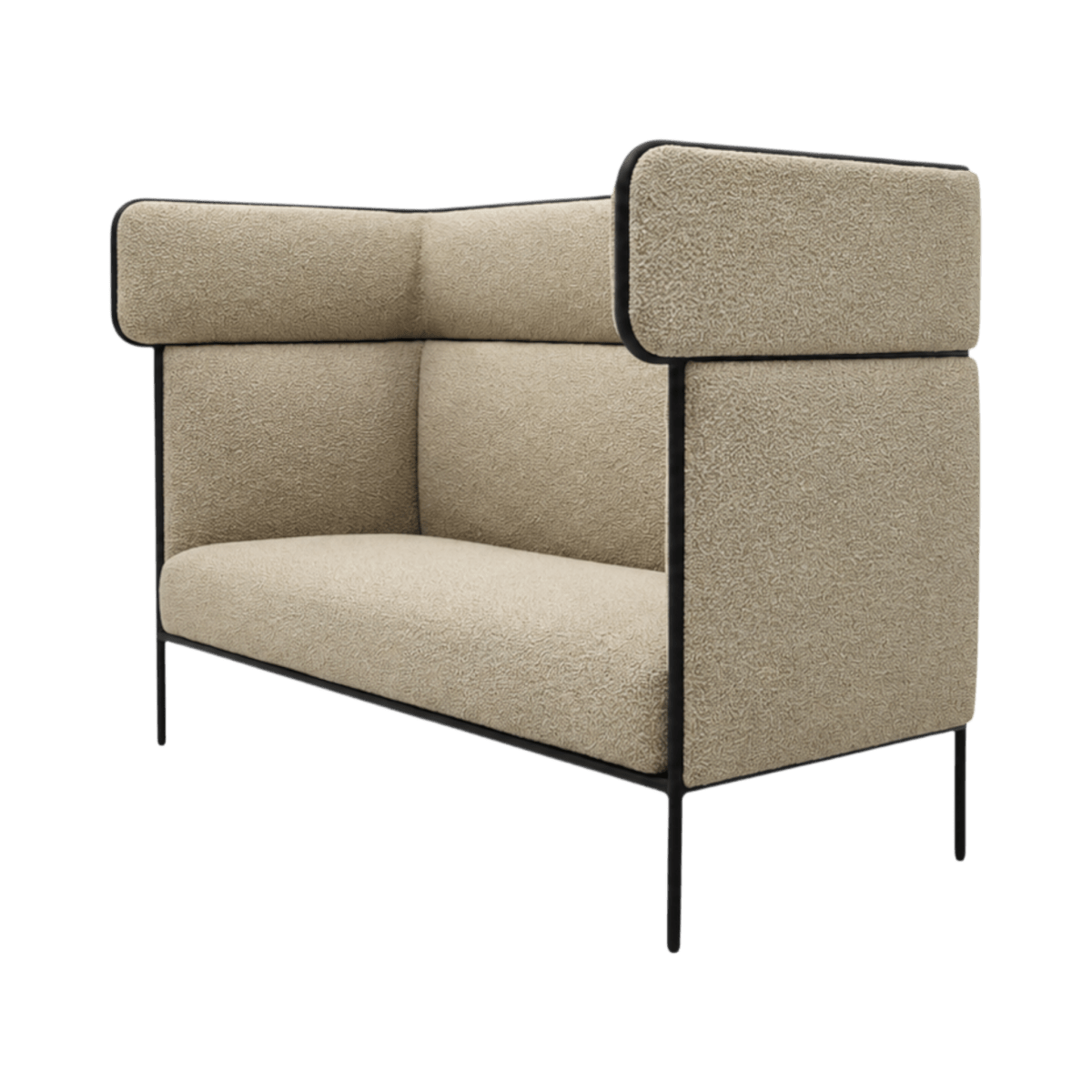 Oliver Highback 3-Seater Sofa - Green Loop Global