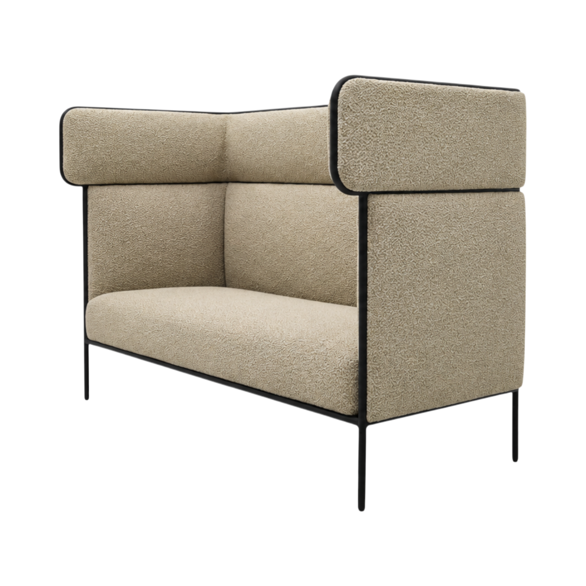 Oliver Highback 3-Seater Sofa – Oat