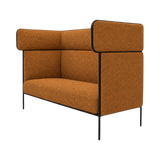 Oliver Highback 2-Seater Sofa – Orange