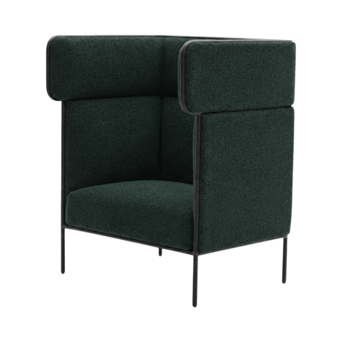 Oliver Highback Lounge Chair - Green Loop Global