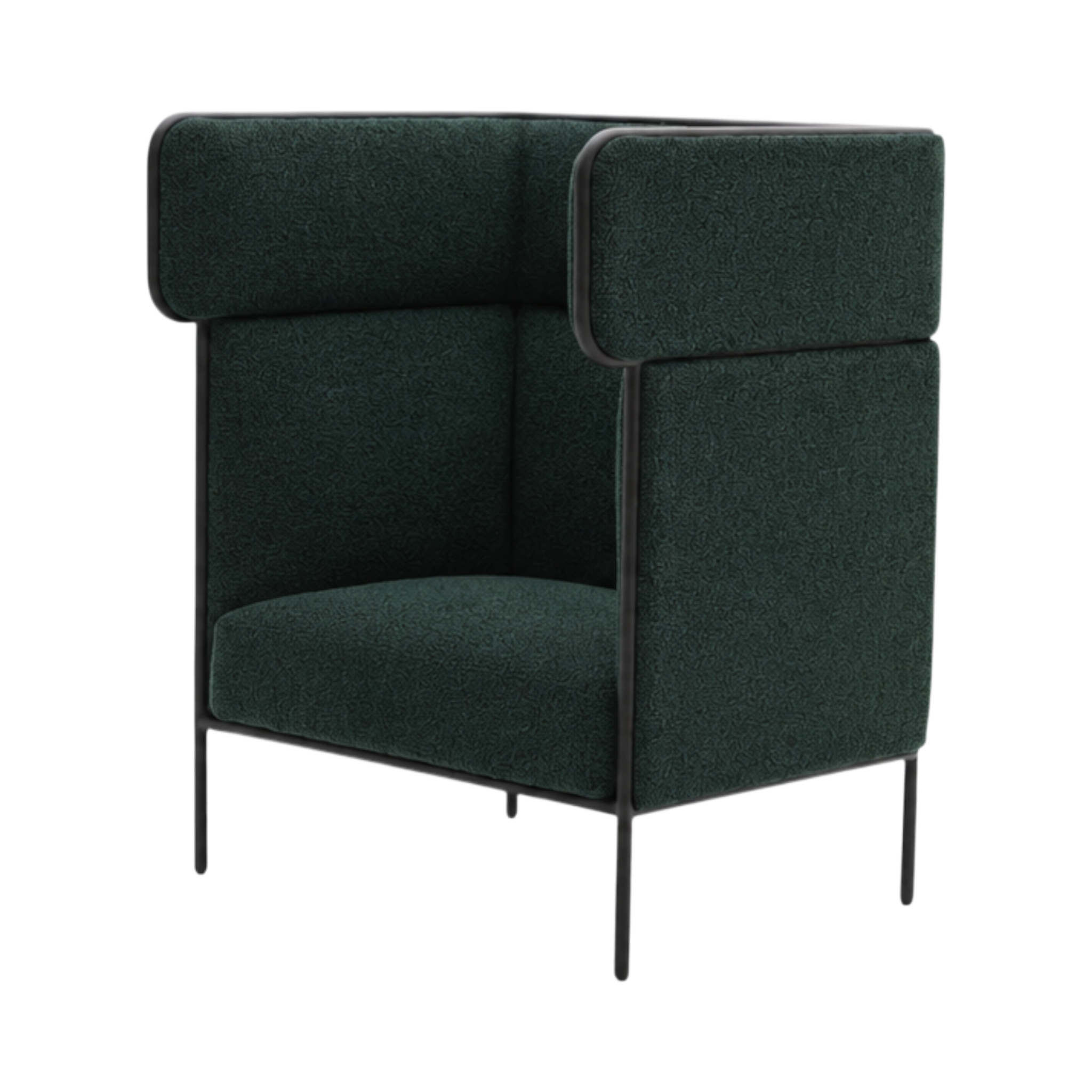 Oliver Highback Lounge Chair – Green