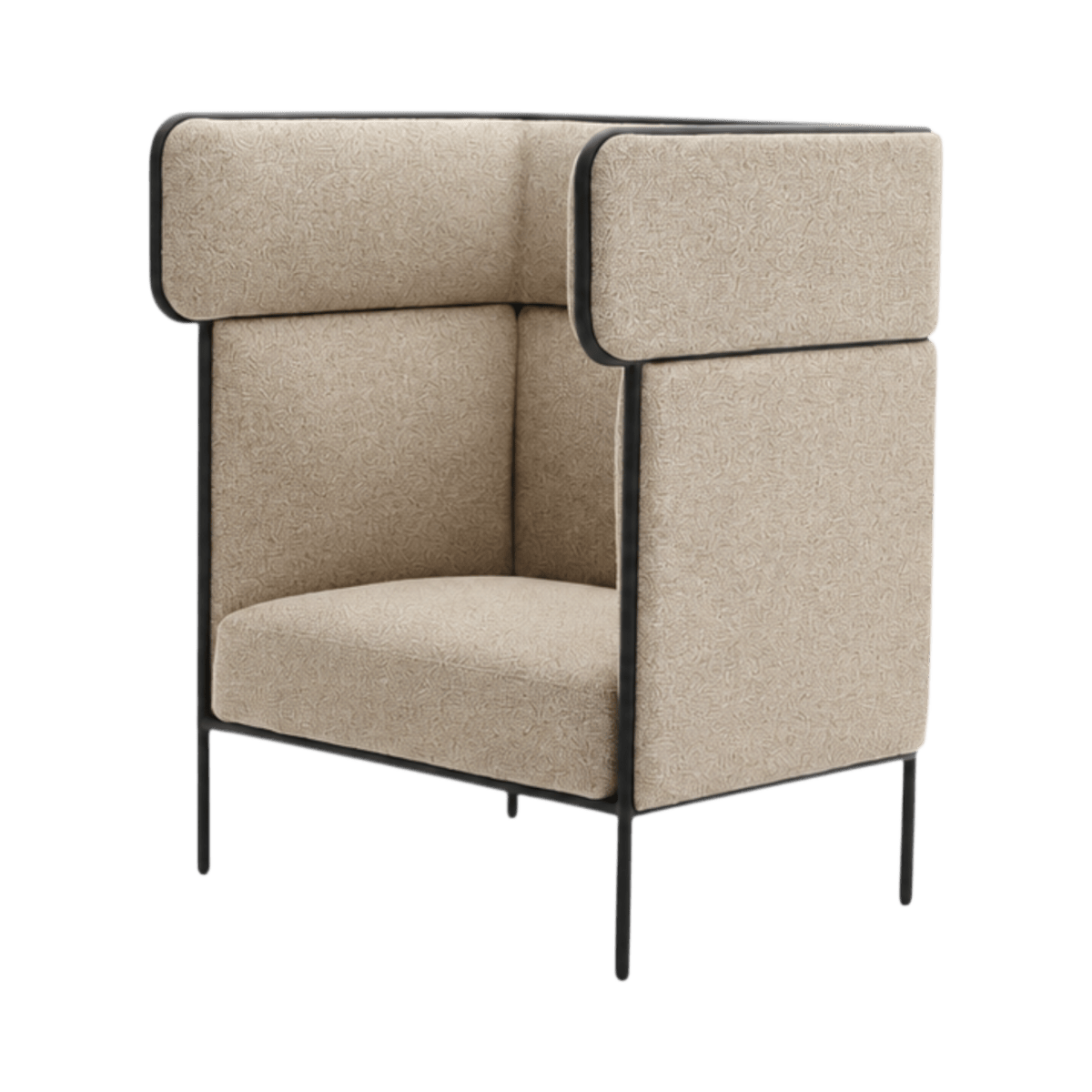 Oliver Highback Lounge Chair - Green Loop Global