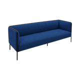 Oliver Lowback 3-Seater Sofa – Blue