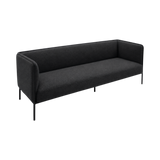Oliver Lowback 2-Seater Sofa – Charcoal