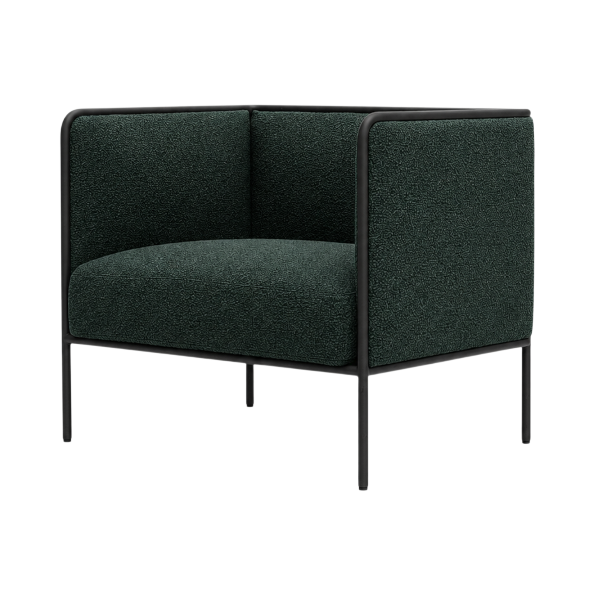 Oliver Lowback Lounge Chair – Green