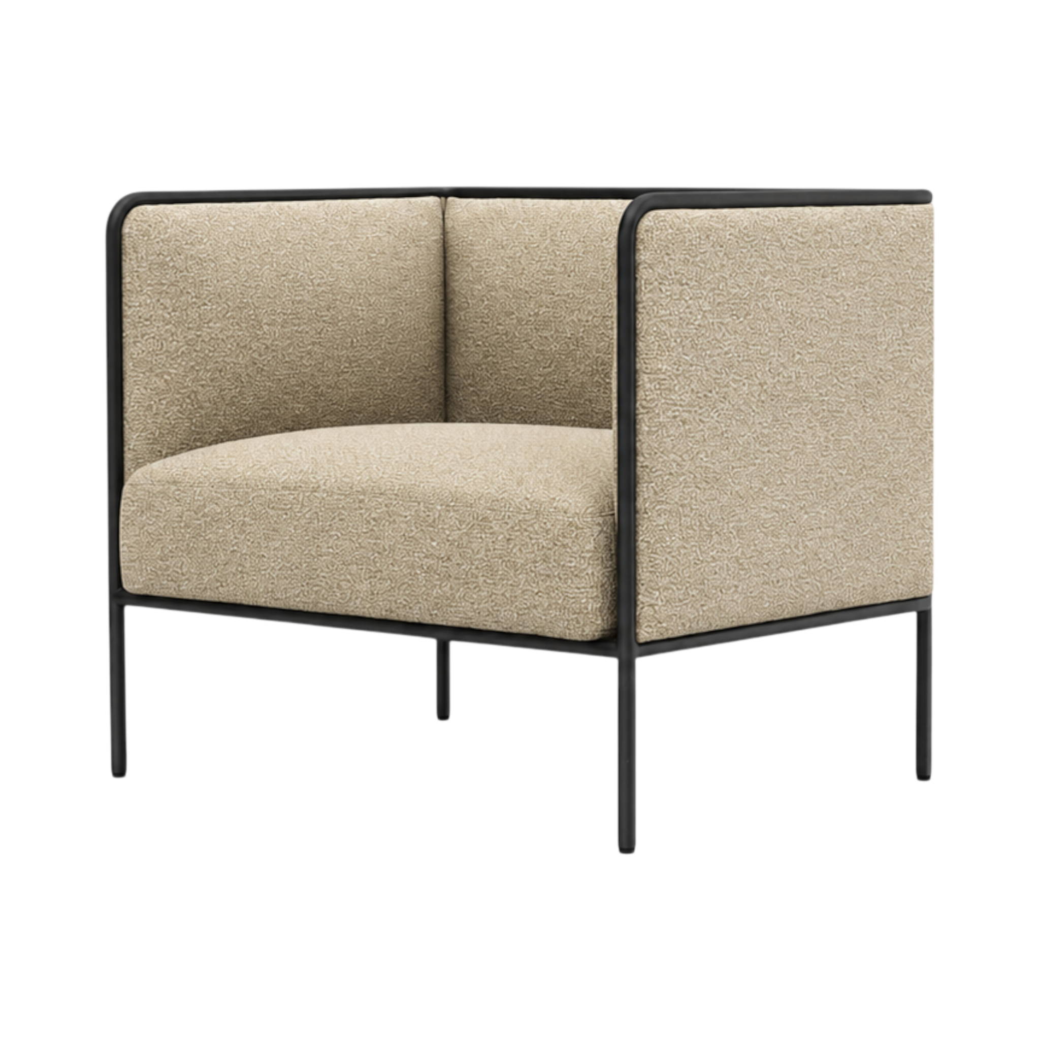 Oliver Lowback Lounge Chair – Oat
