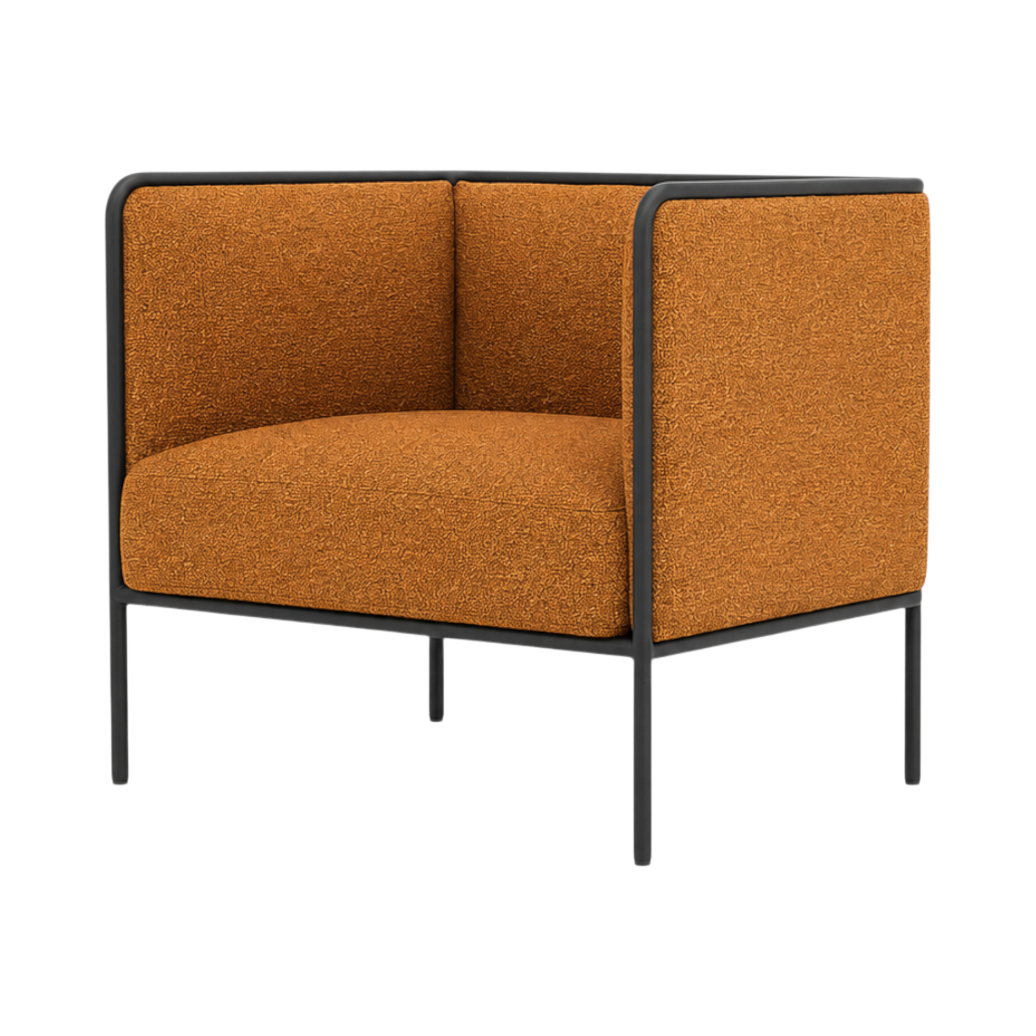 Oliver Lowback Lounge Chair – Orange