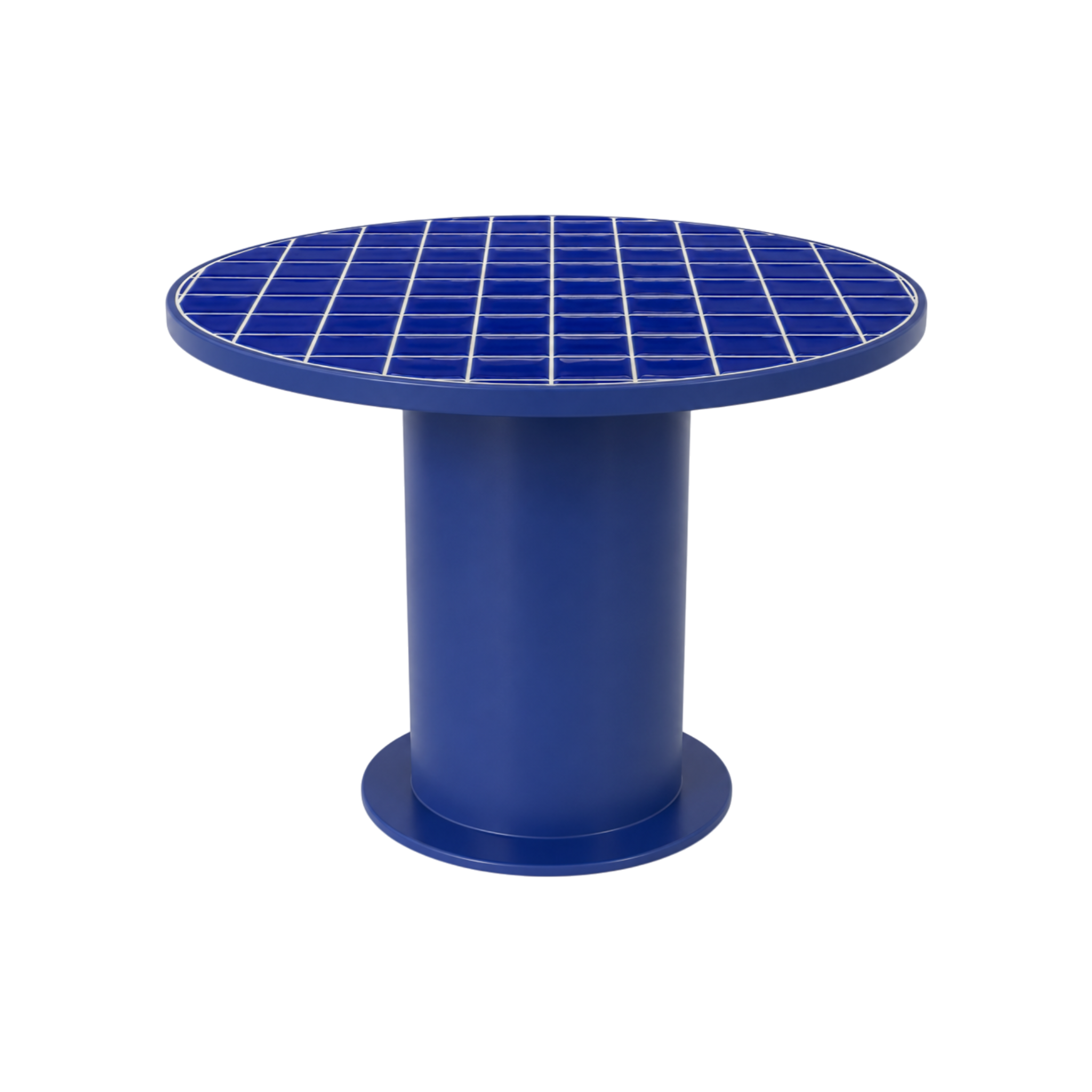 Otis Cafe Table – Round – Blue