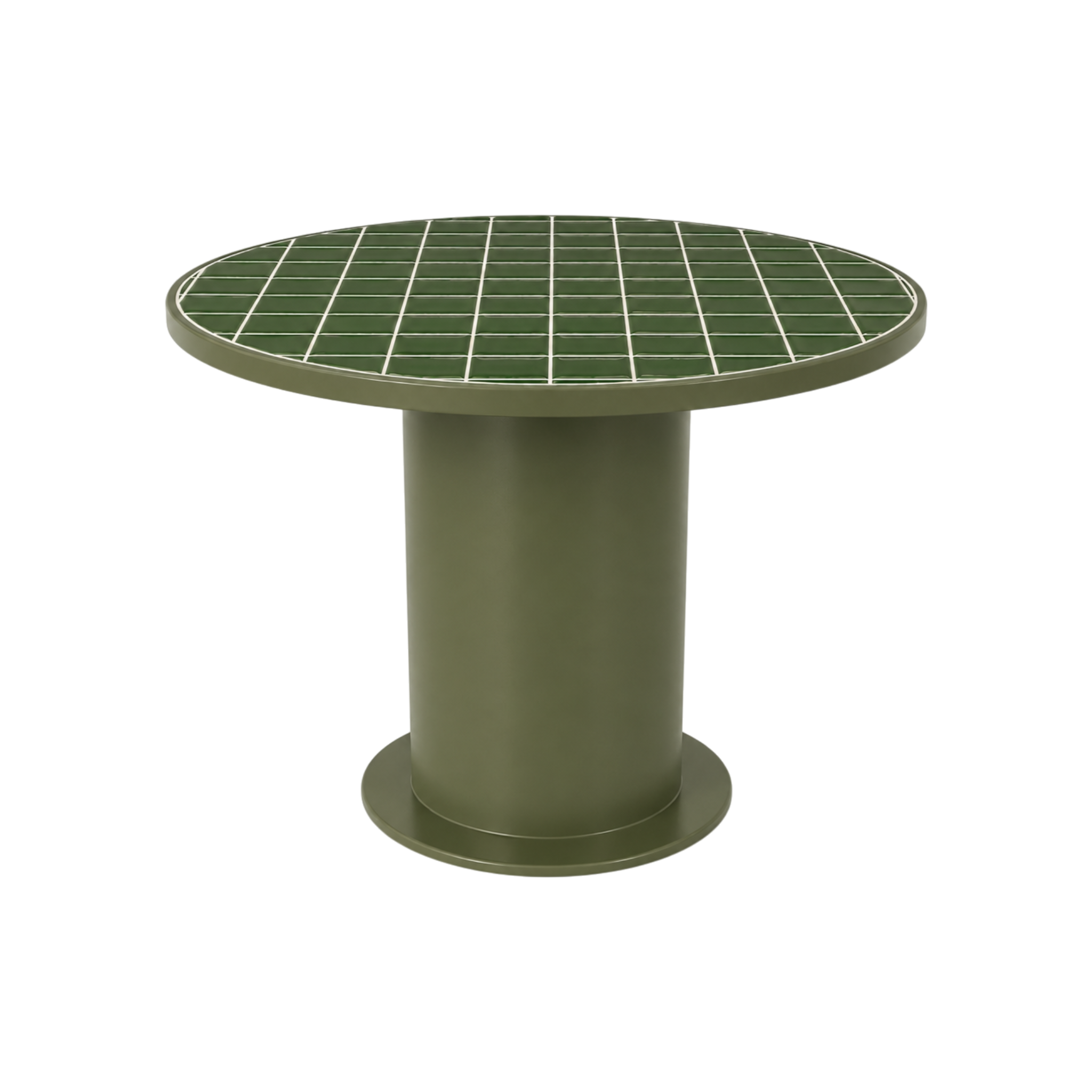 Otis Cafe Table – Round – Olive
