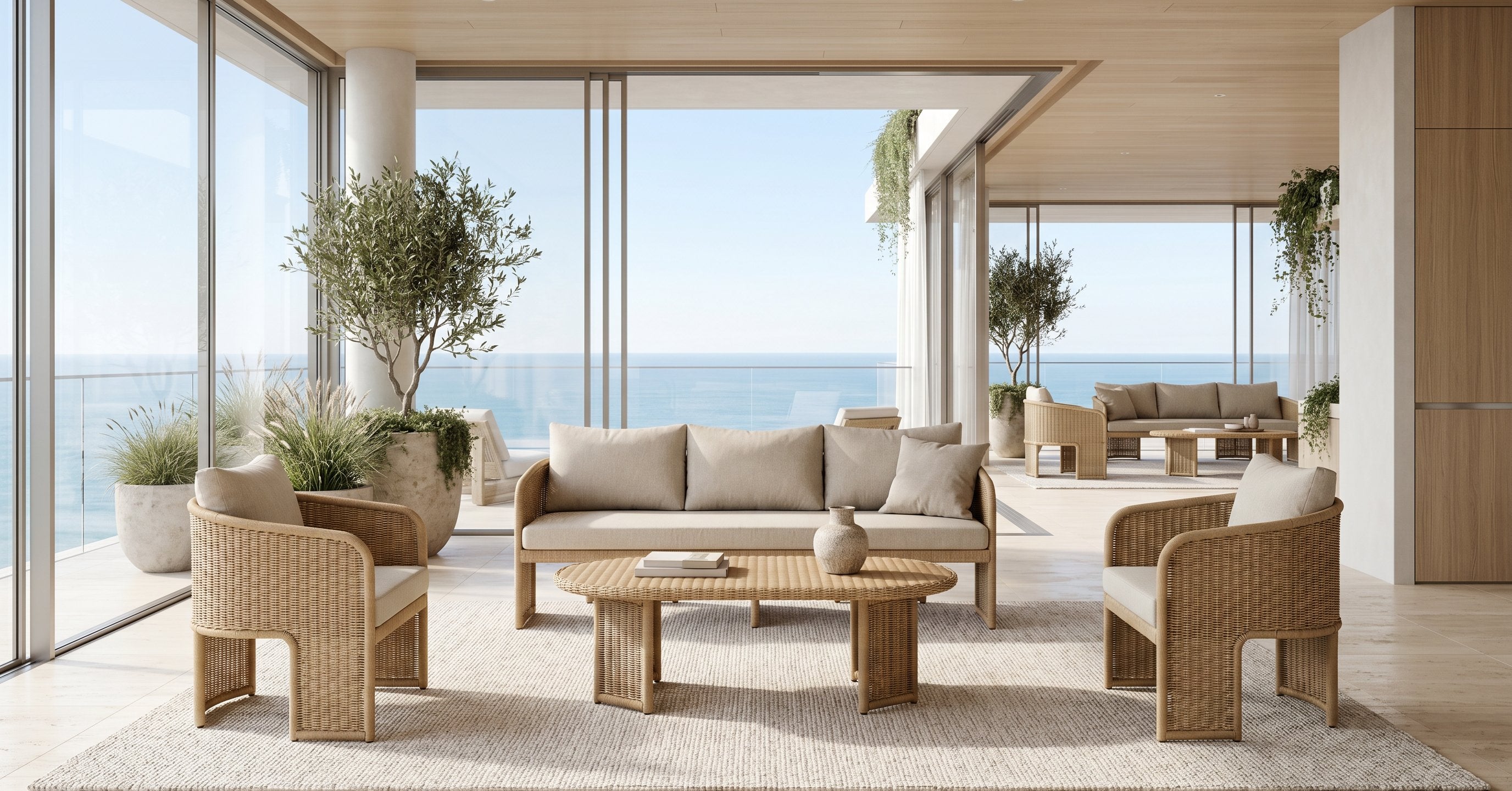 Piper Coffee Table in-situ scene - Green Loop Global