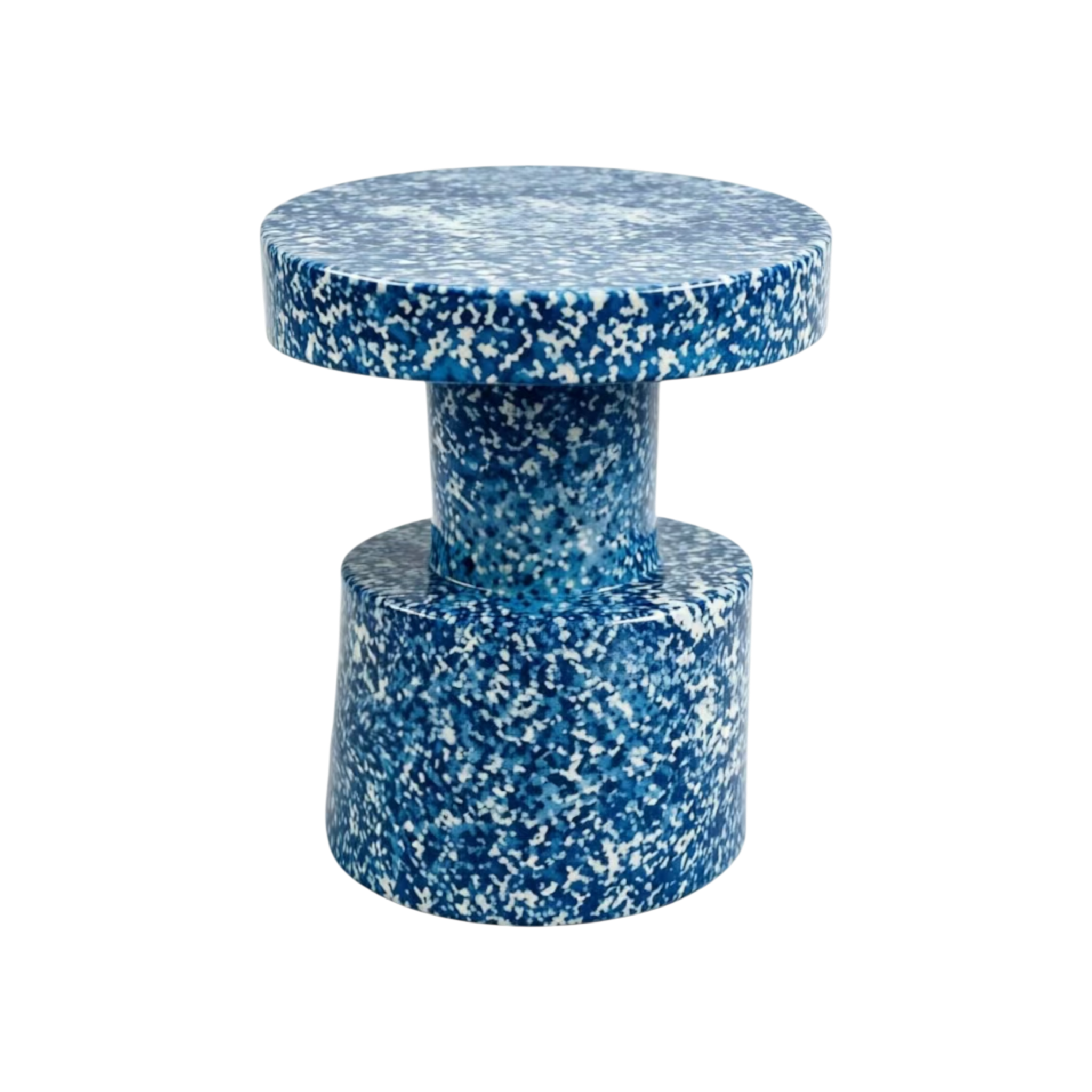 Pixo Outdoor Side Table – Blue Speckle
