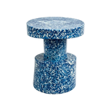 Pixo Outdoor Side Table – Blue Speckle