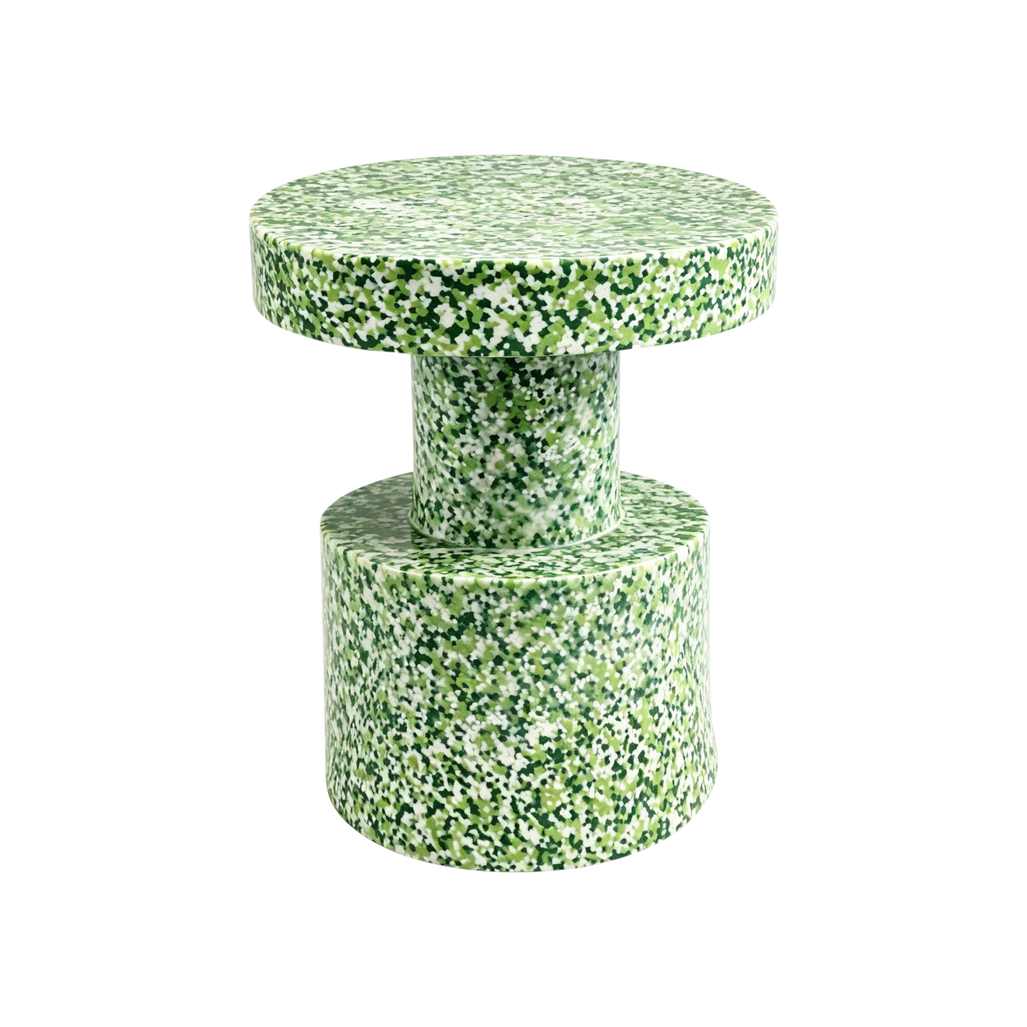 Pixo Outdoor Side Table – Green Speckle