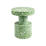 Pixo Outdoor Side Table – Green Speckle