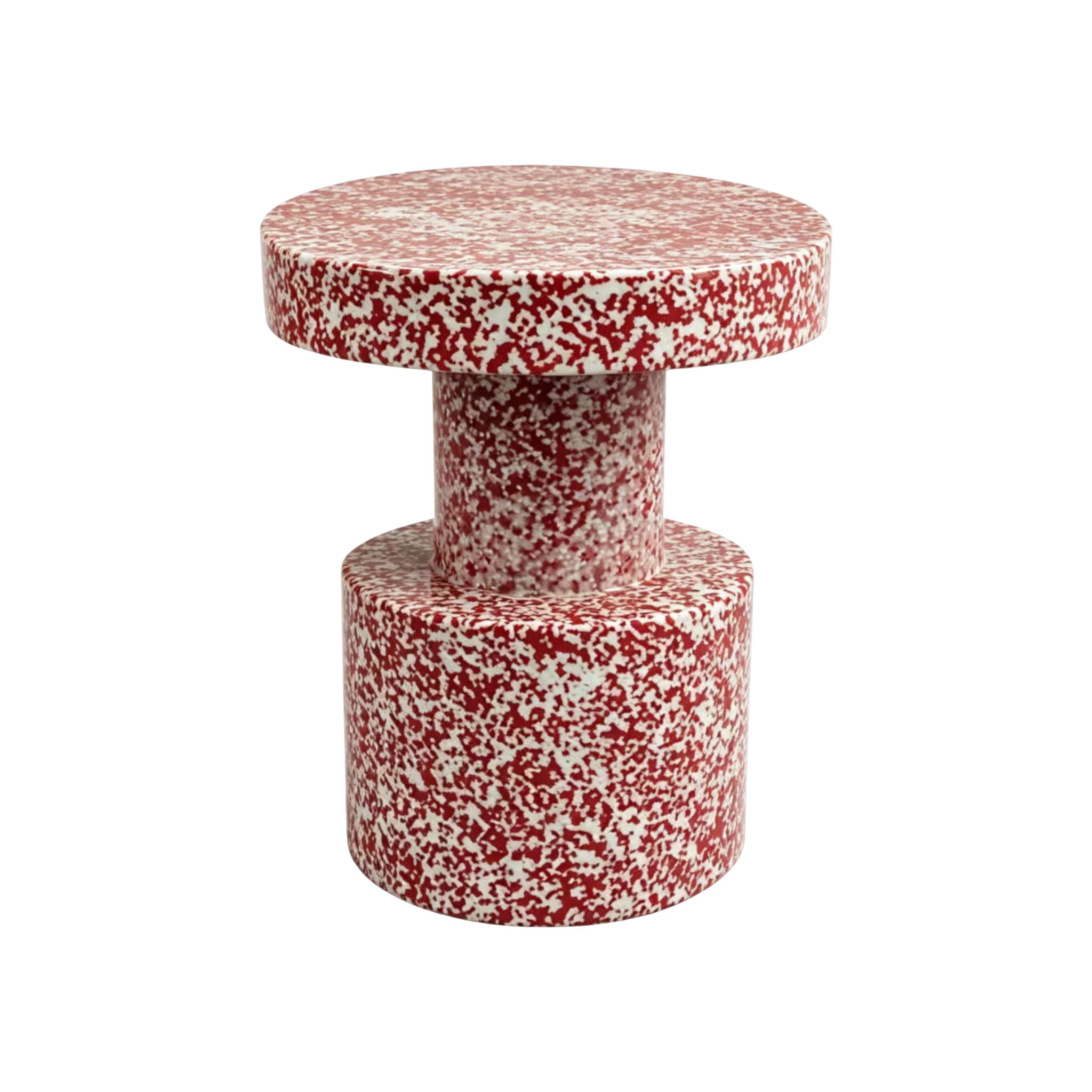 Pixo Outdoor Side Table – Red Speckle