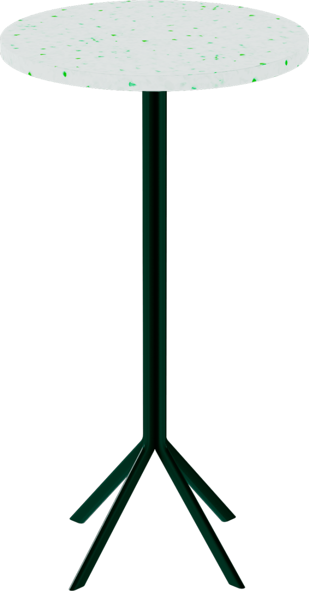 Quadro Bar Table – 60cm Round - Green Loop Global