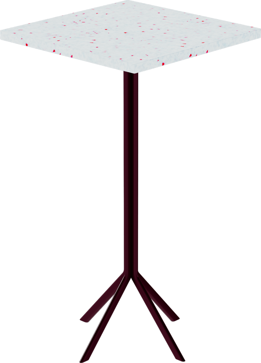 Quadro Bar Table – 60cm Square - Green Loop Global