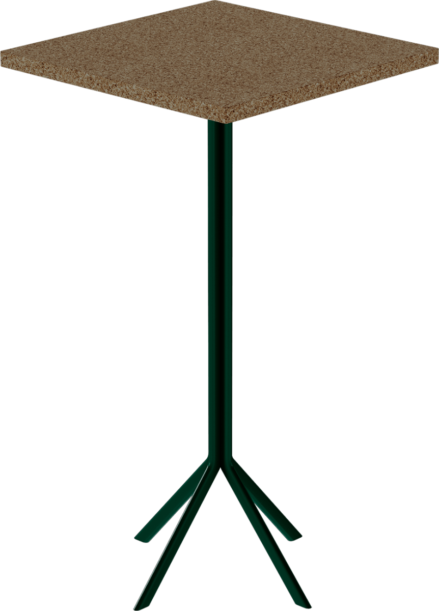 Quadro Bar Table – 60cm Square - Green Loop Global