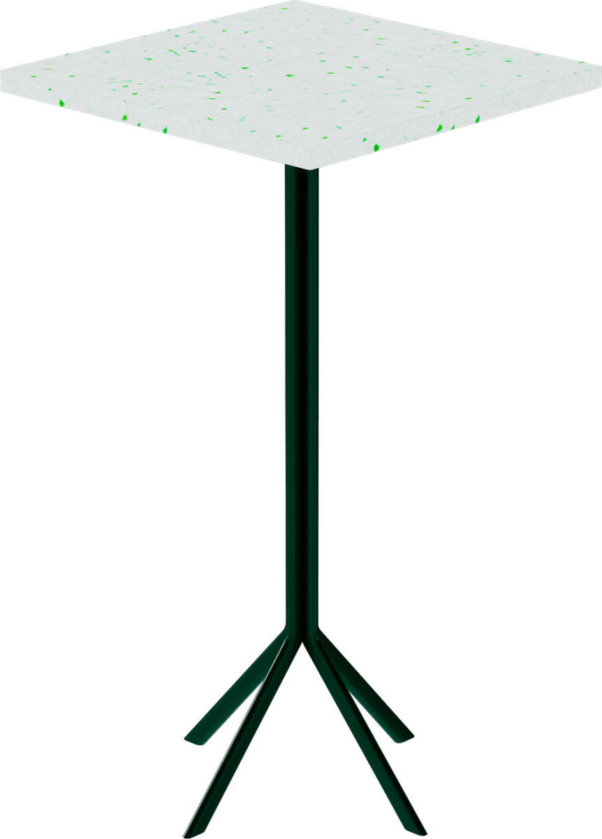 Quadro Bar Table – 60cm Square - Green Loop Global