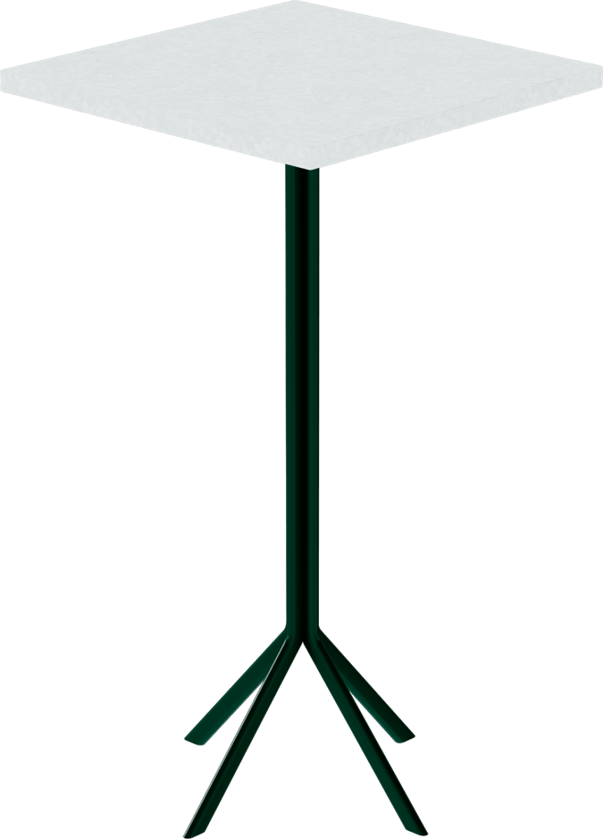 Quadro Bar Table – 60cm Square - Green Loop Global