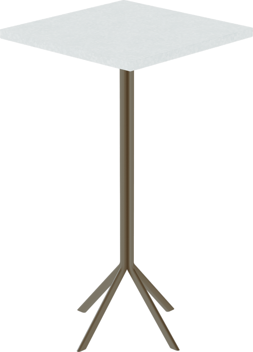 Quadro Bar Table – 60cm Square - Green Loop Global