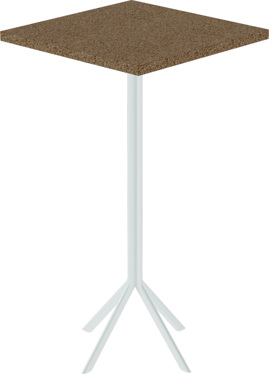 Quadro Bar Table – 60cm Square - Green Loop Global