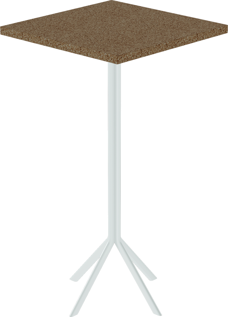 Quadro Bar Table – 60cm Square - Green Loop Global furniture