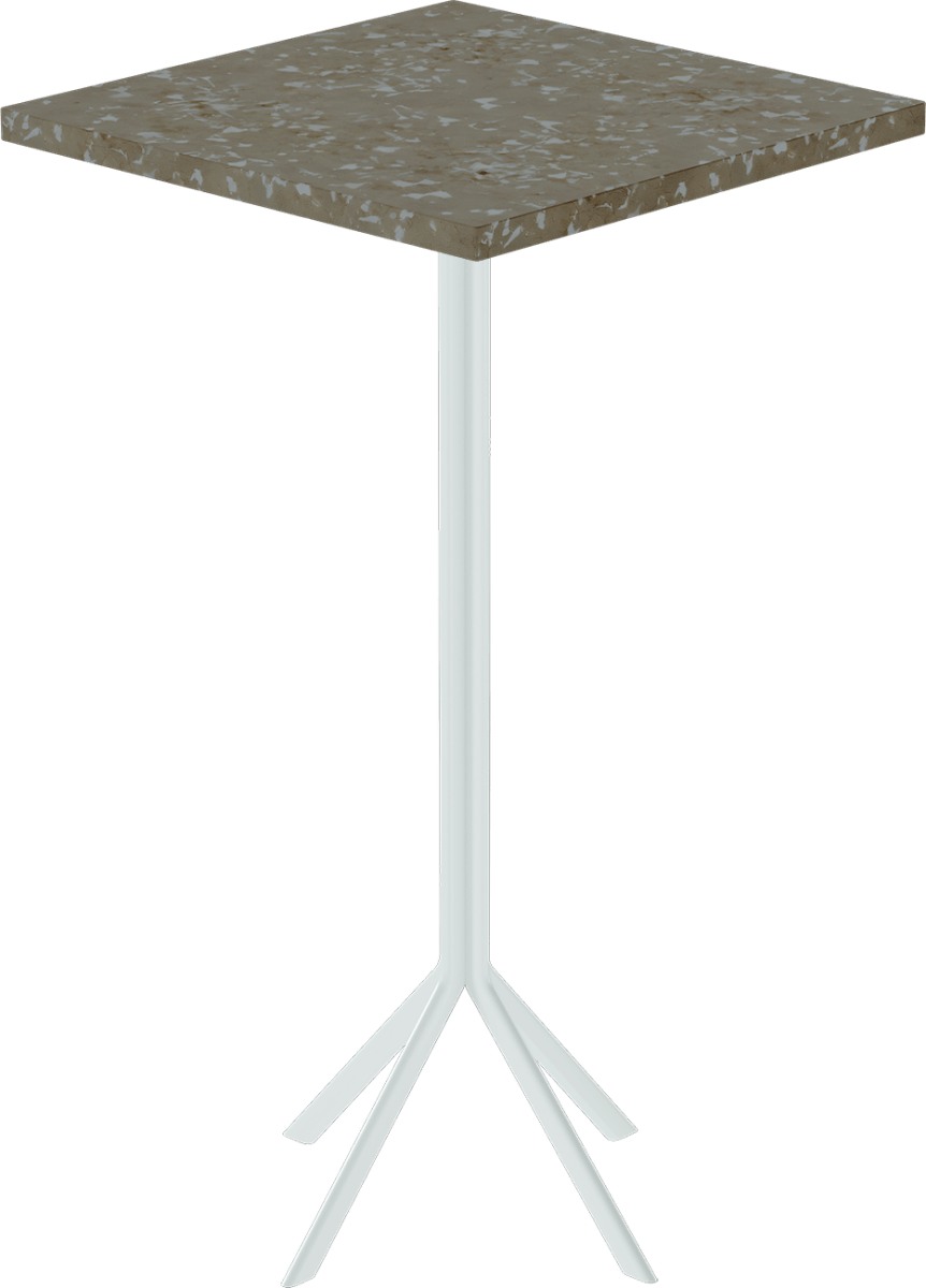 Quadro Bar Table – 60cm Square - Green Loop Global
