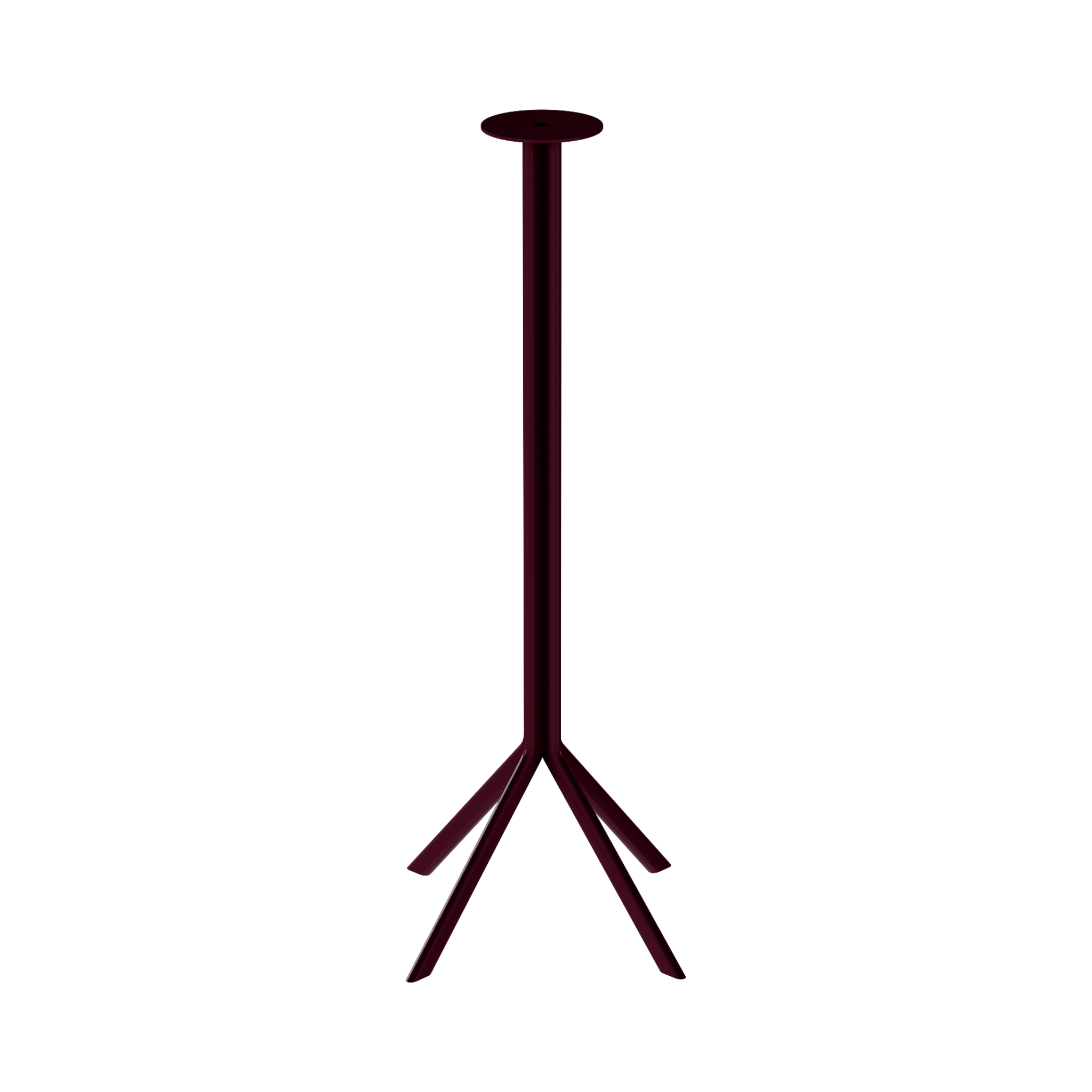 Quadro Bar Table Base – Burgundy