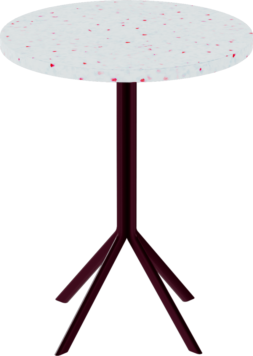 Quadro Cafe Table – 60cm Round - Green Loop Global