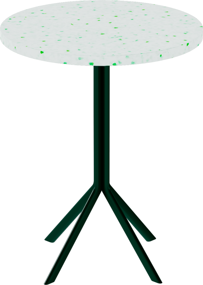 Quadro Cafe Table – 60cm Round - Green Loop Global
