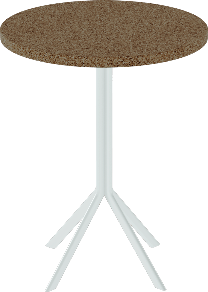 Quadro Cafe Table – 60cm Round - Green Loop Global