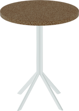 Quadro Cafe Table – 60cm Round - Green Loop Global furniture