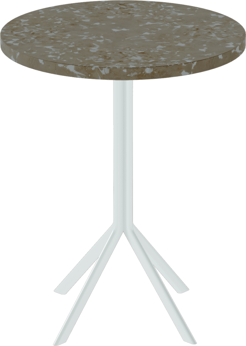 Quadro Cafe Table – 60cm Round - Green Loop Global