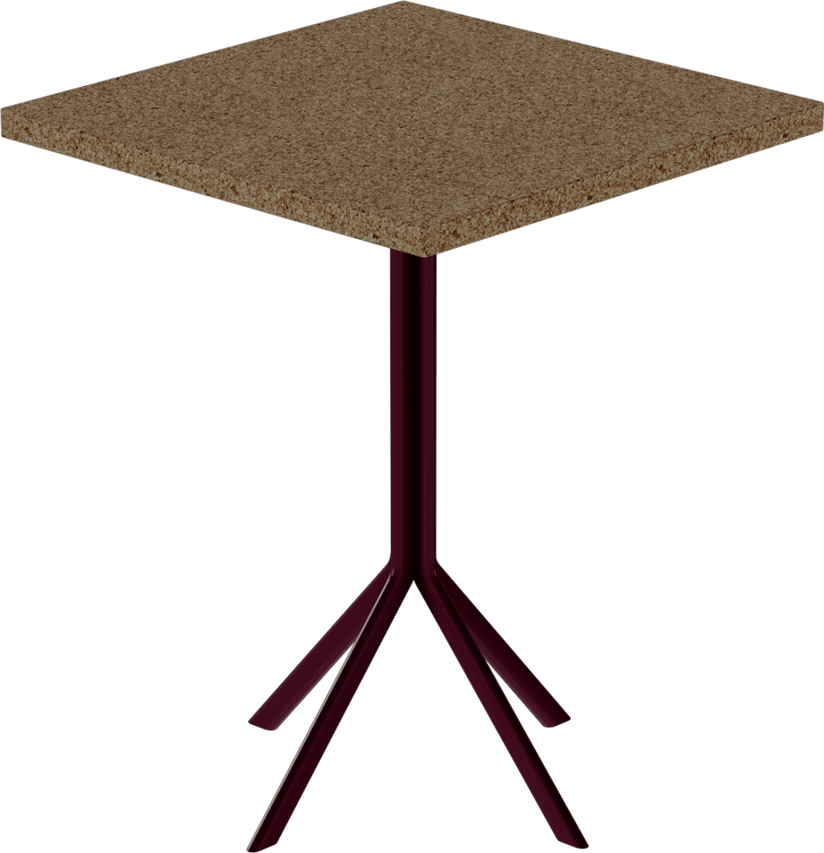 Quadro Cafe Table – 60cm Square - Green Loop Global