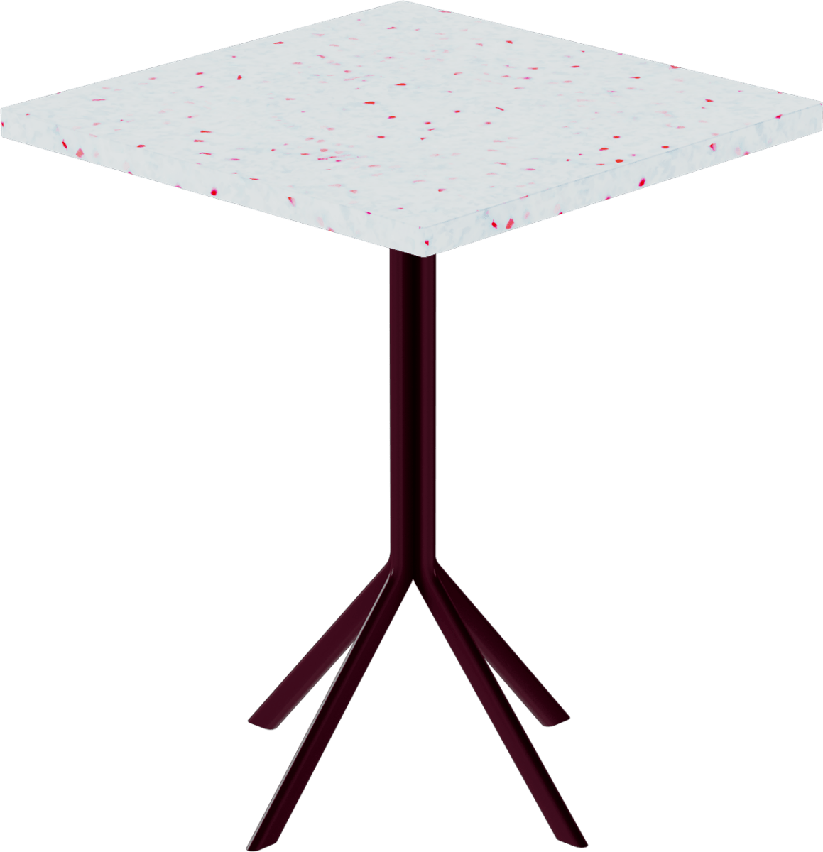 Quadro Cafe Table – 60cm Square - Green Loop Global