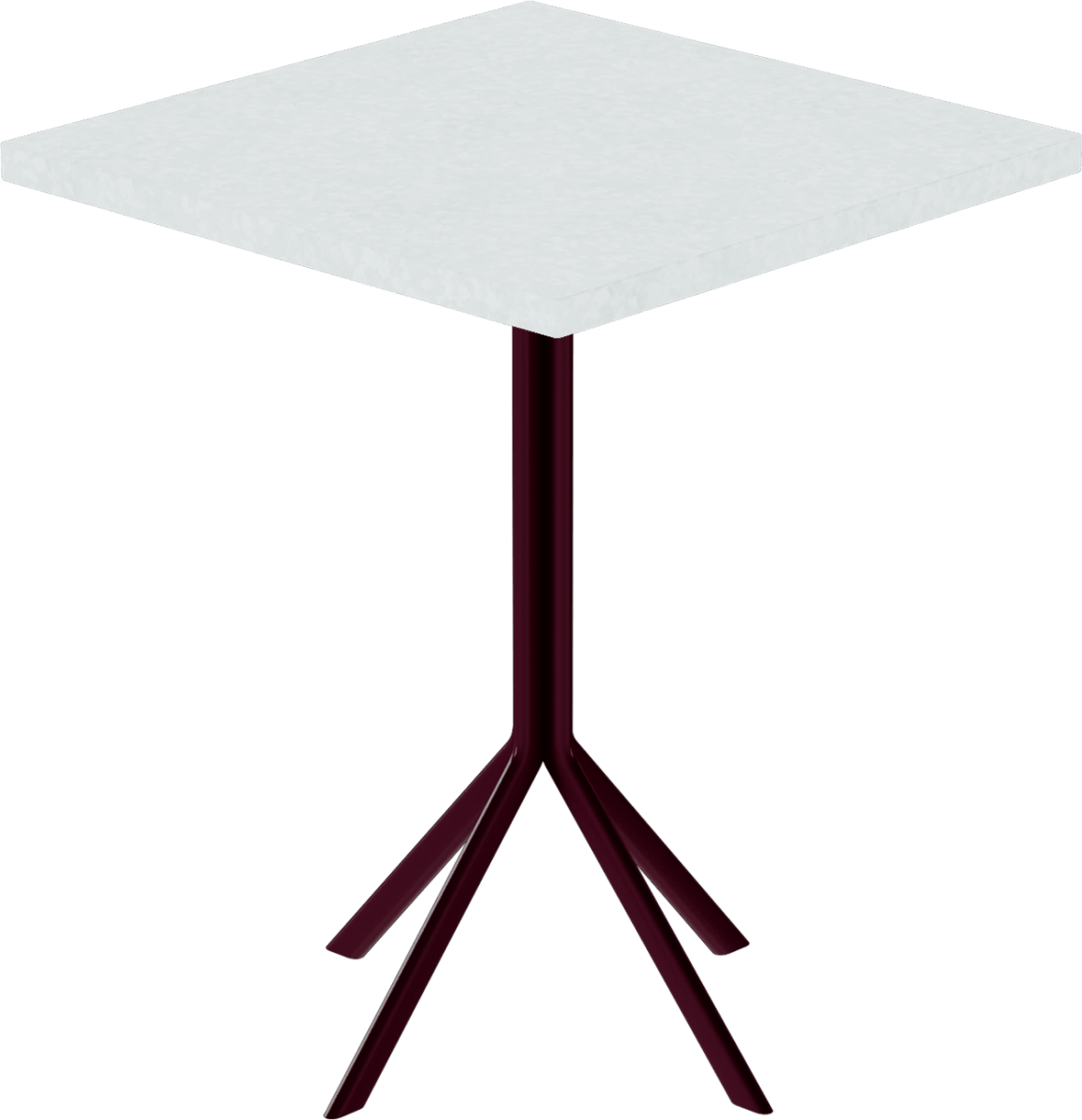 Quadro Cafe Table – 60cm Square - Green Loop Global