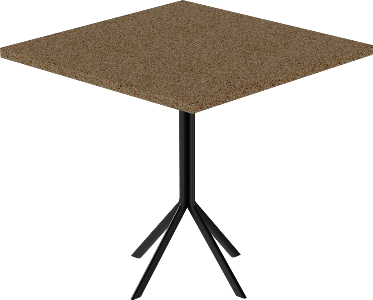 Quadro Cafe Table – 80cm Square - Green Loop Global