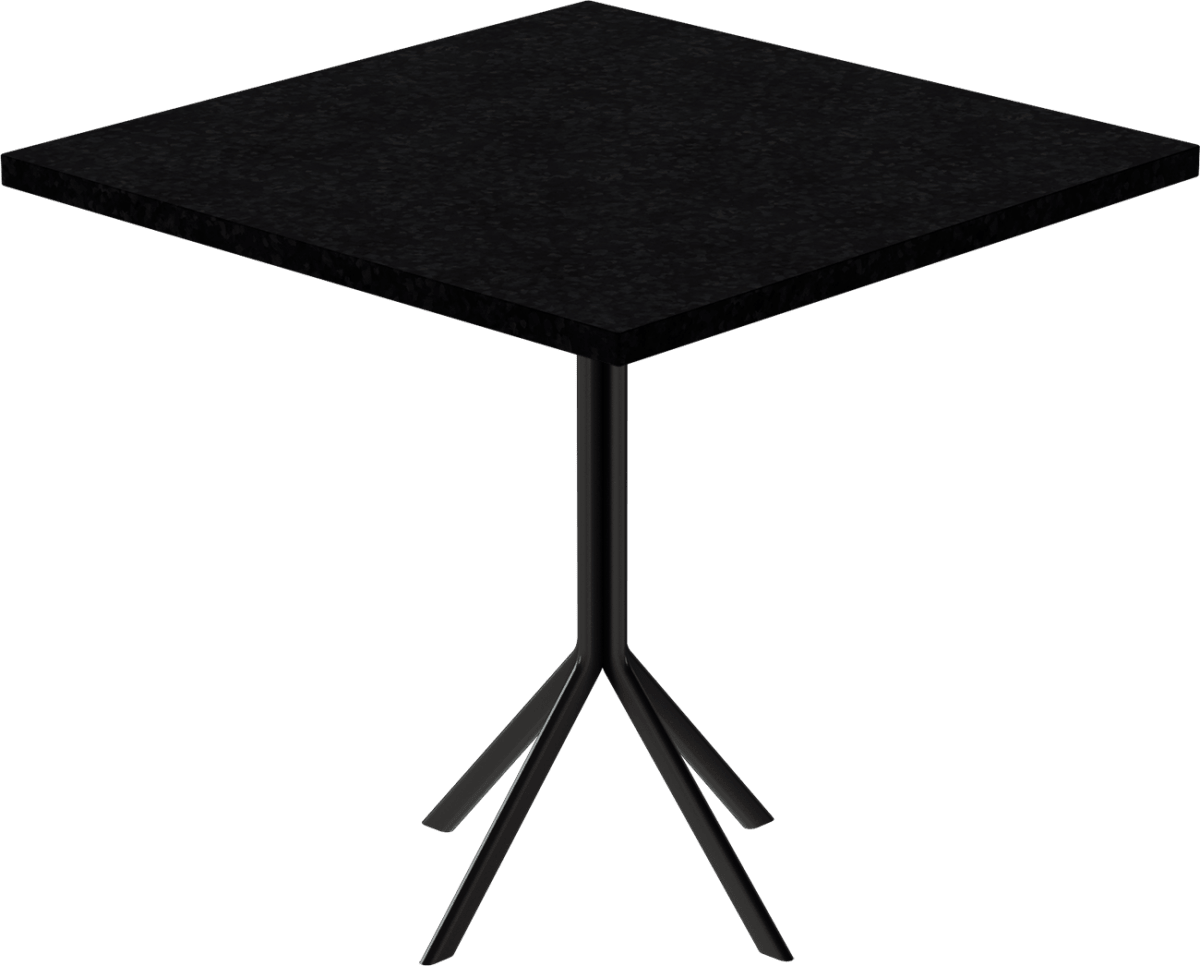 Quadro Cafe Table – 80cm Square - Green Loop Global