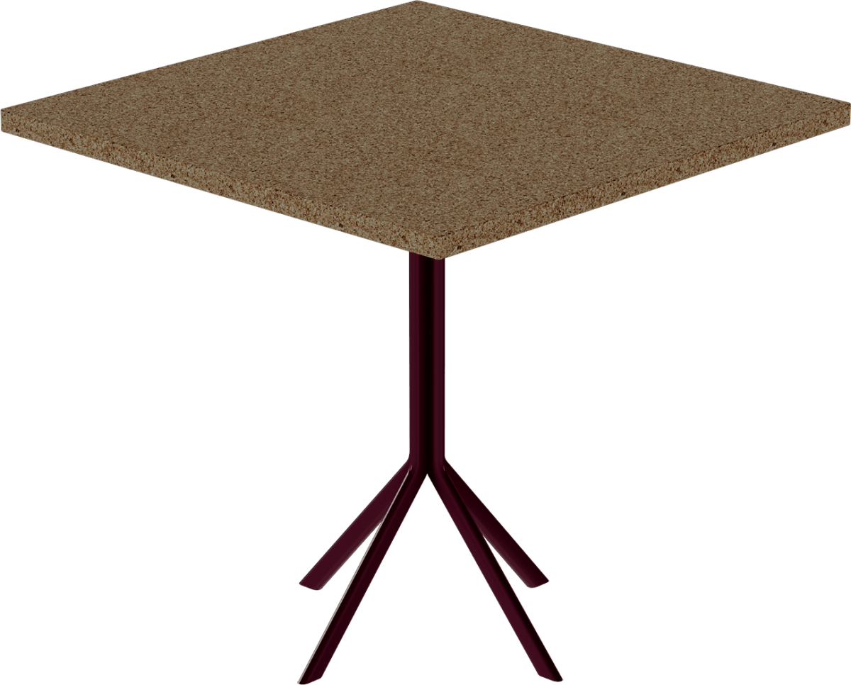 Quadro Cafe Table – 80cm Square - Green Loop Global