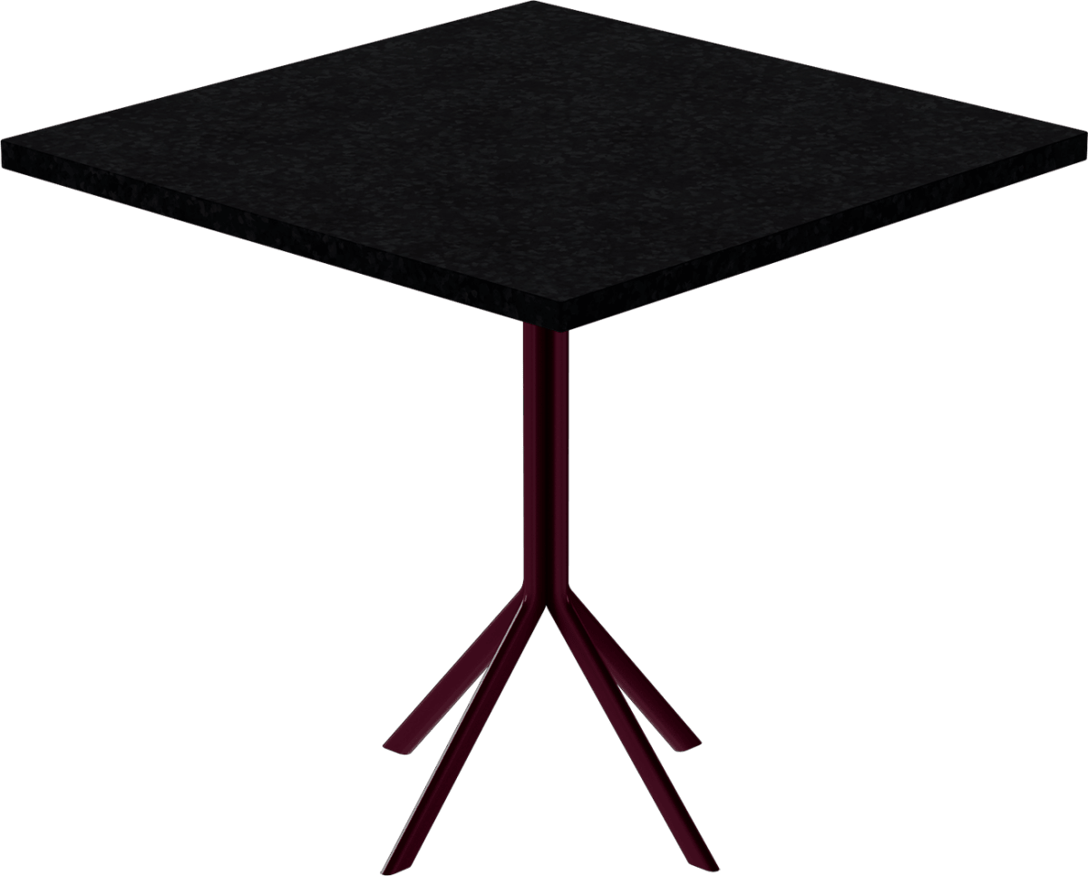 Quadro Cafe Table – 80cm Square - Green Loop Global
