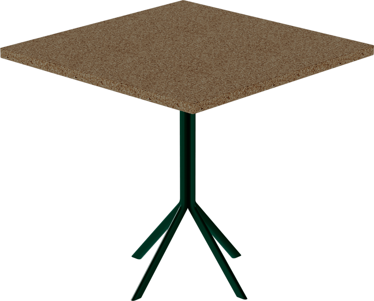 Quadro Cafe Table – 80cm Square - Green Loop Global