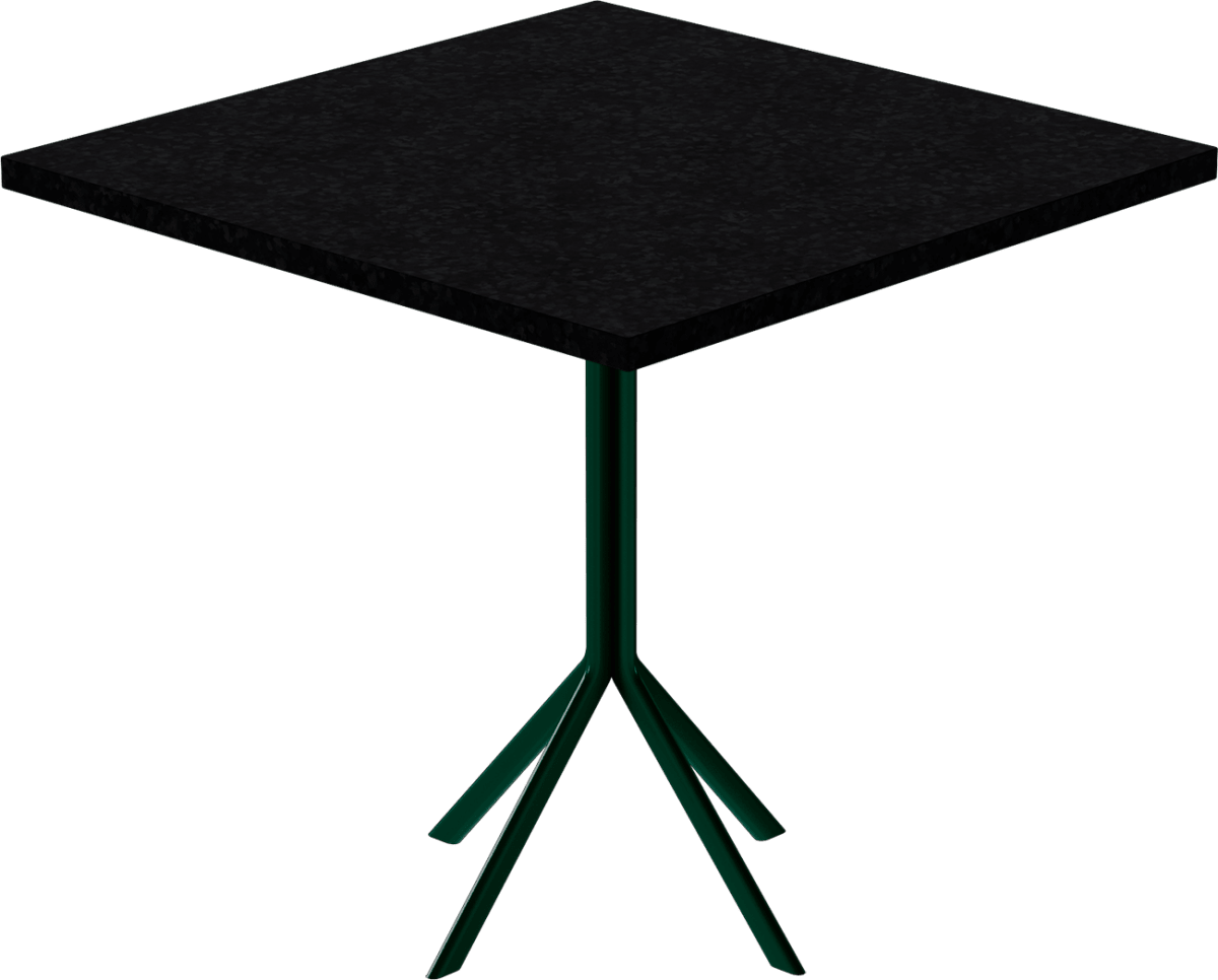 Quadro Cafe Table – 80cm Square - Green Loop Global