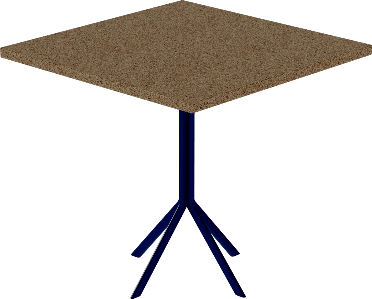 Quadro Cafe Table – 80cm Square - Green Loop Global